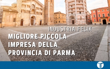 Theras come migliore piccola impresa di Parma per performance e crescita